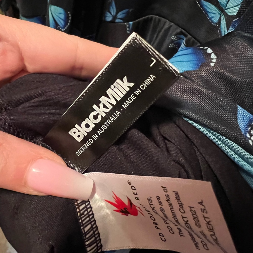 Blackmilk Butterfly Spell Sheer Dance Partner Dress High Low Dress L NWT - Picture 4 of 5